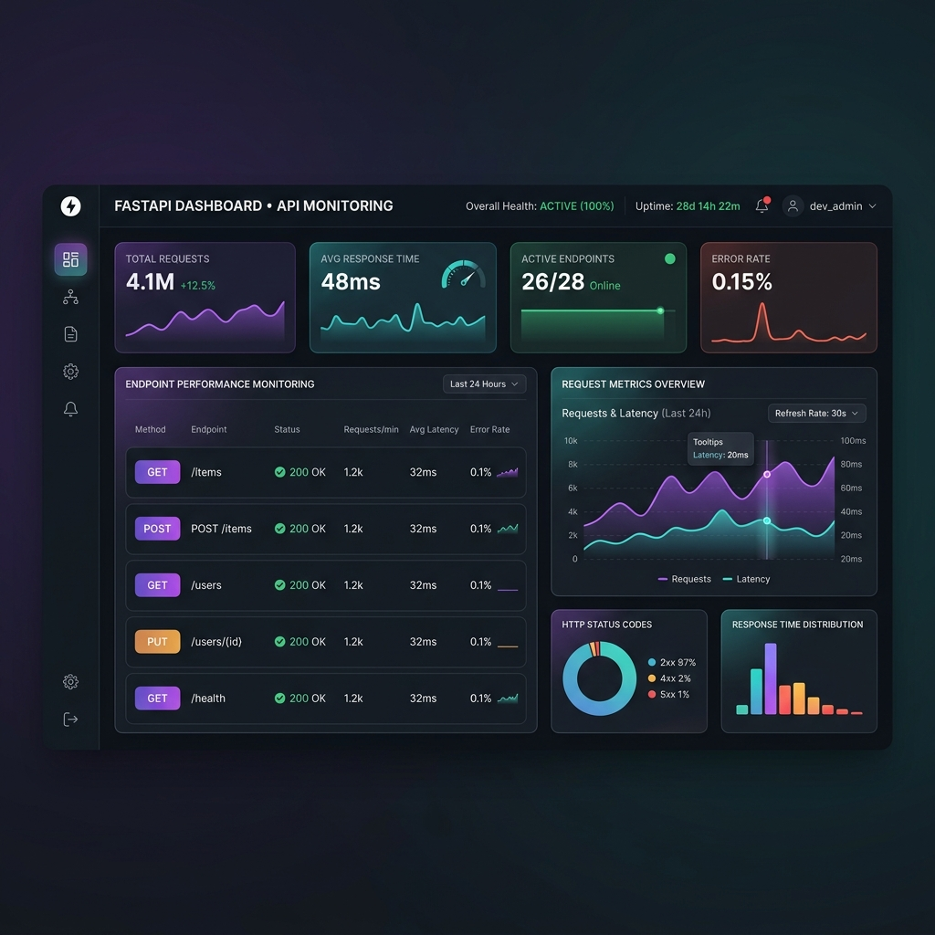 FastAPI Backend Platform — API documentation interface
